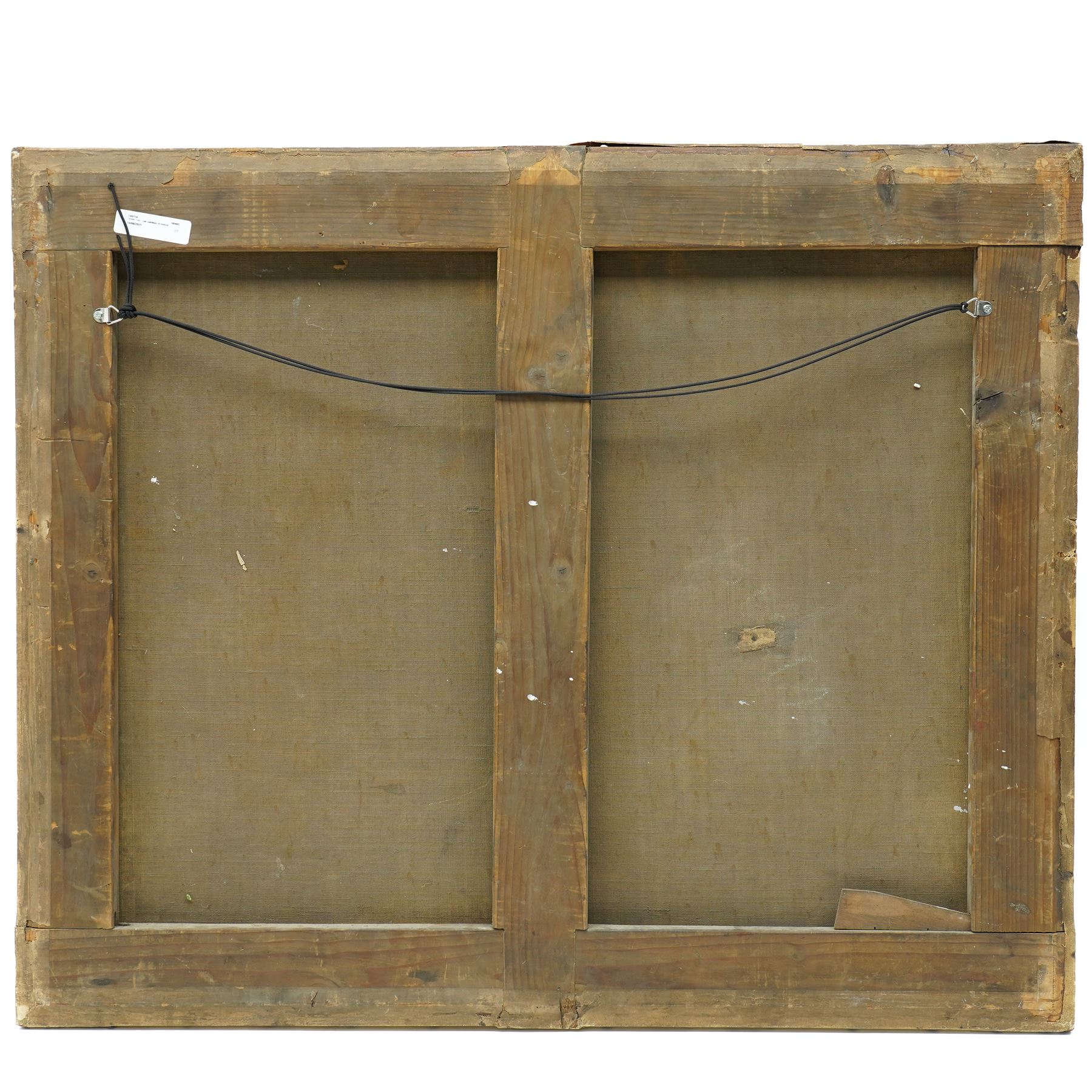 Circle of Pompeo Girolamo Batoni (Italian 1708-1787): 'Venus Presenting Aeneas with Armour' and 'Aeneas slaying Turnus', pair 18th century oils on canvas unsigned 64cm x 76cm (2)
Notes: both paintings depict iconic scenes from Virgil's Aeneid - the former illustrating Book VIII, with Venus descending upon a cloud accompanied by Cupid to present the divine arms forged by Vulcan, as Aeneas and his companions look on. The second depicts the climactic duel from Book XII, with Aeneas poised to deliver the fatal blow to Turnus before the assembled armies.