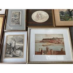 Collection of principally early 20th century watercolours and oils, artists including Charles James Barraud, Harold Wharfe, John Mackie, Tom Campbell, Gladys M Aitken, Bohuslav Barlow, Willie Stephenson, Gordon Clifford Barlow, After Albert George Stevens, Harriet Skidmore, etc