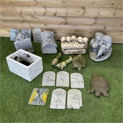 Collection of composite stone garden figures and ornaments - THIS LOT IS TO BE COLLECTED BY APPOINTMENT FROM DUGGLEBY STORAGE, GREAT HILL, EASTFIELD, SCARBOROUGH, YO11 3TX