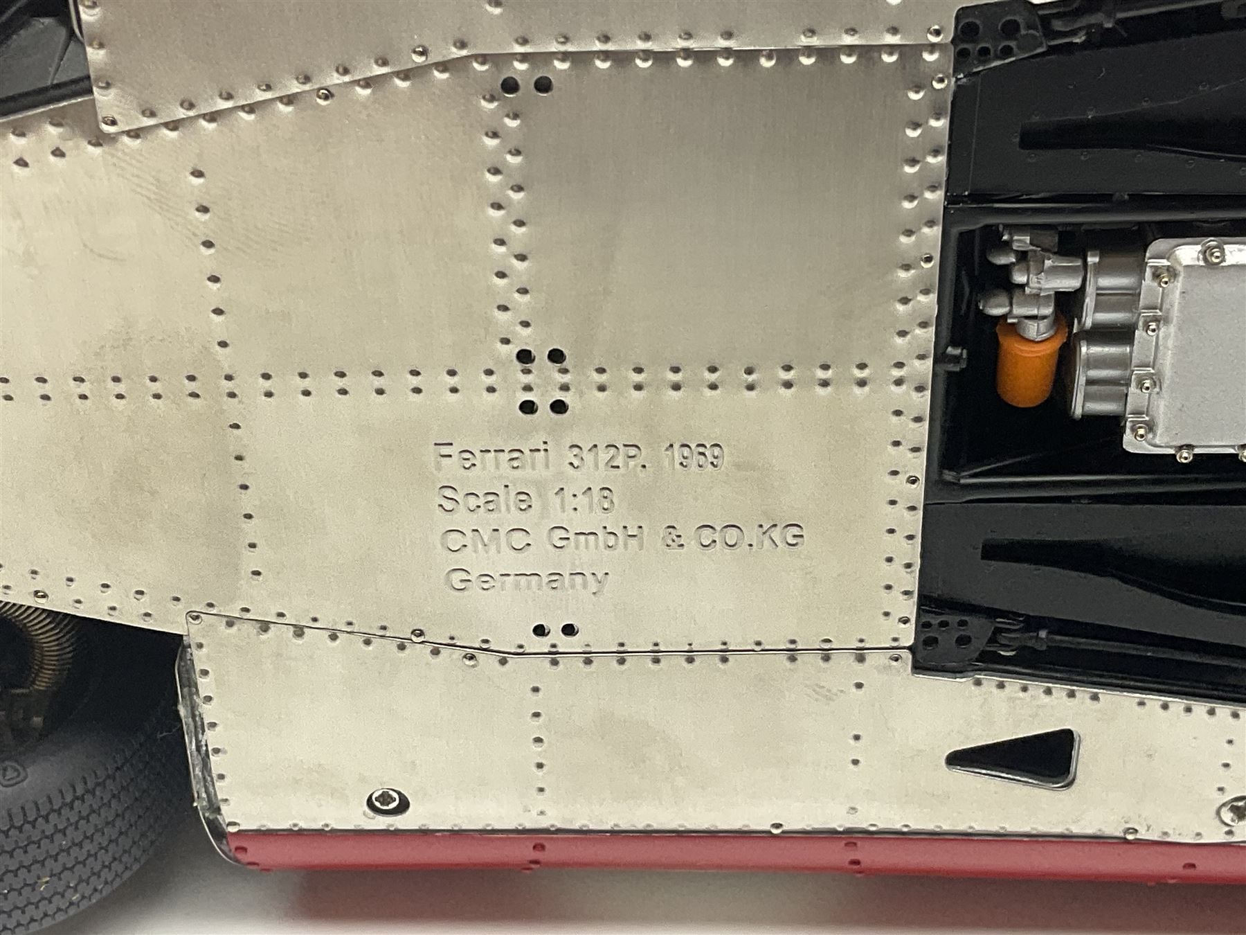 CMC 1:18 Scale Model of a Ferrari 312P Spyder 'Sebring Rennversion, 1969, Start-Nr. 25, Mario Andretti / Chris Amon'; manufactured by CMC Exclusive Modelle; No. M-095. Serie Nr. 1365 with certificate. Fully constructed and out of box with original box, accessories, packaging and paperwork.