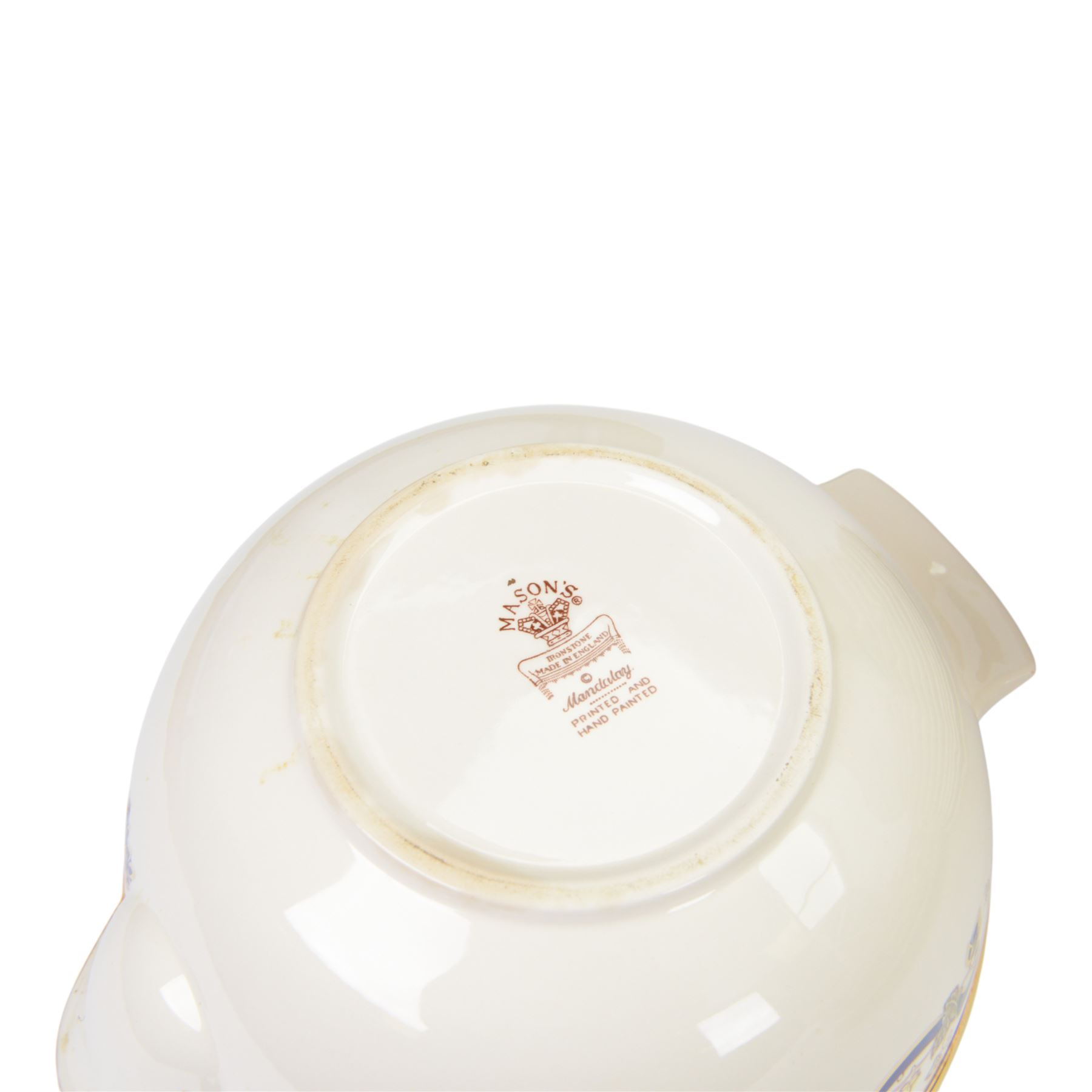 Collection of Mason Mandalay pattern ceramics, to include teapot, jugs, serving bowl, plates etc  