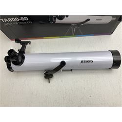 Jessops TA800-80 reflector telescope in box