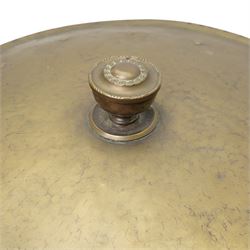 Pair of 19th century copper coal buckets, twin carrying handles and with liners, on scroll feet, H42cm (2)
Provenance: Kirkham Hall

