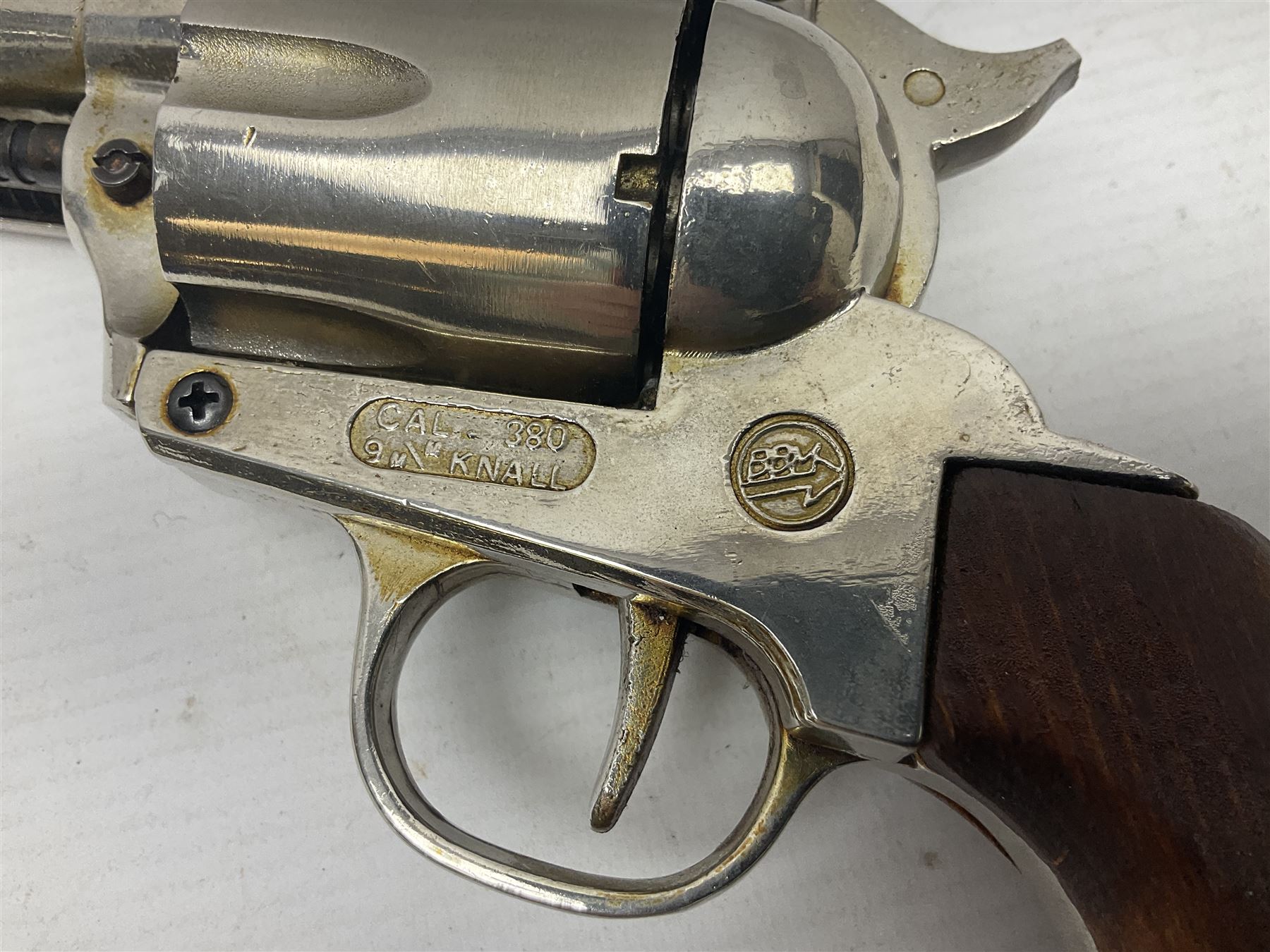 Italian ME Ranger blank-firing six-shot revolver, .380 cal. 9mm krall L30cm overall