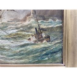 Buckley (British 19th Century): 'Fish Quay Whitby' and 'Whitby Harbour', pair oils on canvas signed, titled verso 45cm x 30cm (2)