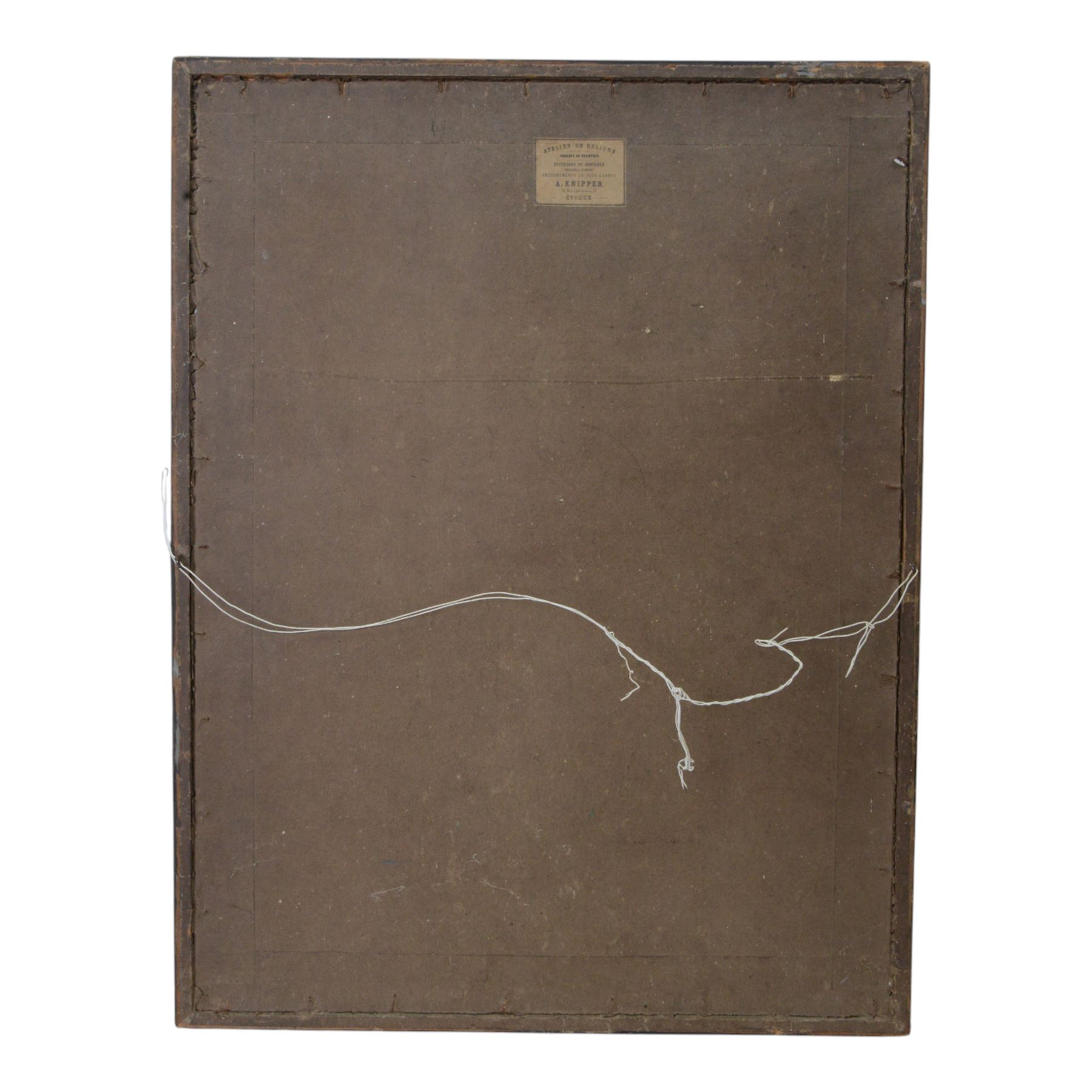 La Petit Zouave framed pencil drawing, W56cm, H73cm 