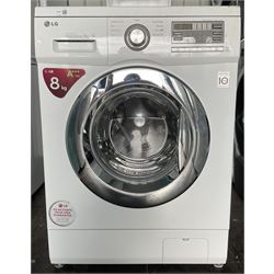 LG F1296TDA, DirectDrive, 8kg  washing machine - THIS LOT IS TO BE COLLECTED BY APPOINTMENT FROM DUGGLEBY STORAGE, GREAT HILL, EASTFIELD, SCARBOROUGH, YO11 3TX