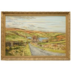 Thomas Leslie Kerkham (Yorkshire 1918-1986): The Rolling Hills of the Dales, two oils on canvas signed max 50cm x 75cm (2)