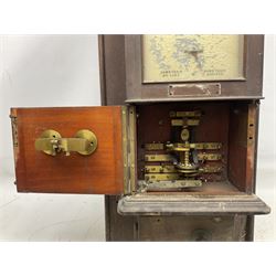 Railway  repeater signal box, with signals for train on line and arrival, H97cm