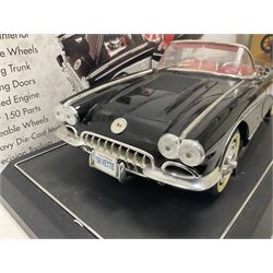 Gearbox 1:12 scale ‘1958 Chevrolet Corvette’ 17904 Mint Precision Series die-cast model, on plinth in original box