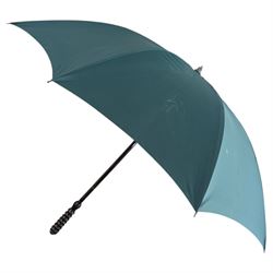 Three  Edwardian coachman's umbrellas with turned wooden handles, tallest H128cm
