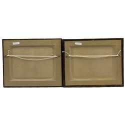 F H Abraham (British 19th century) after Francis Pickernell (British early 19th century): 'The New Swivel Bridge over the Esk at Whitby' and 'The Whitby Old Draw-Bridge', pair engravings pub. c1835, 23cm x 27cm (2)