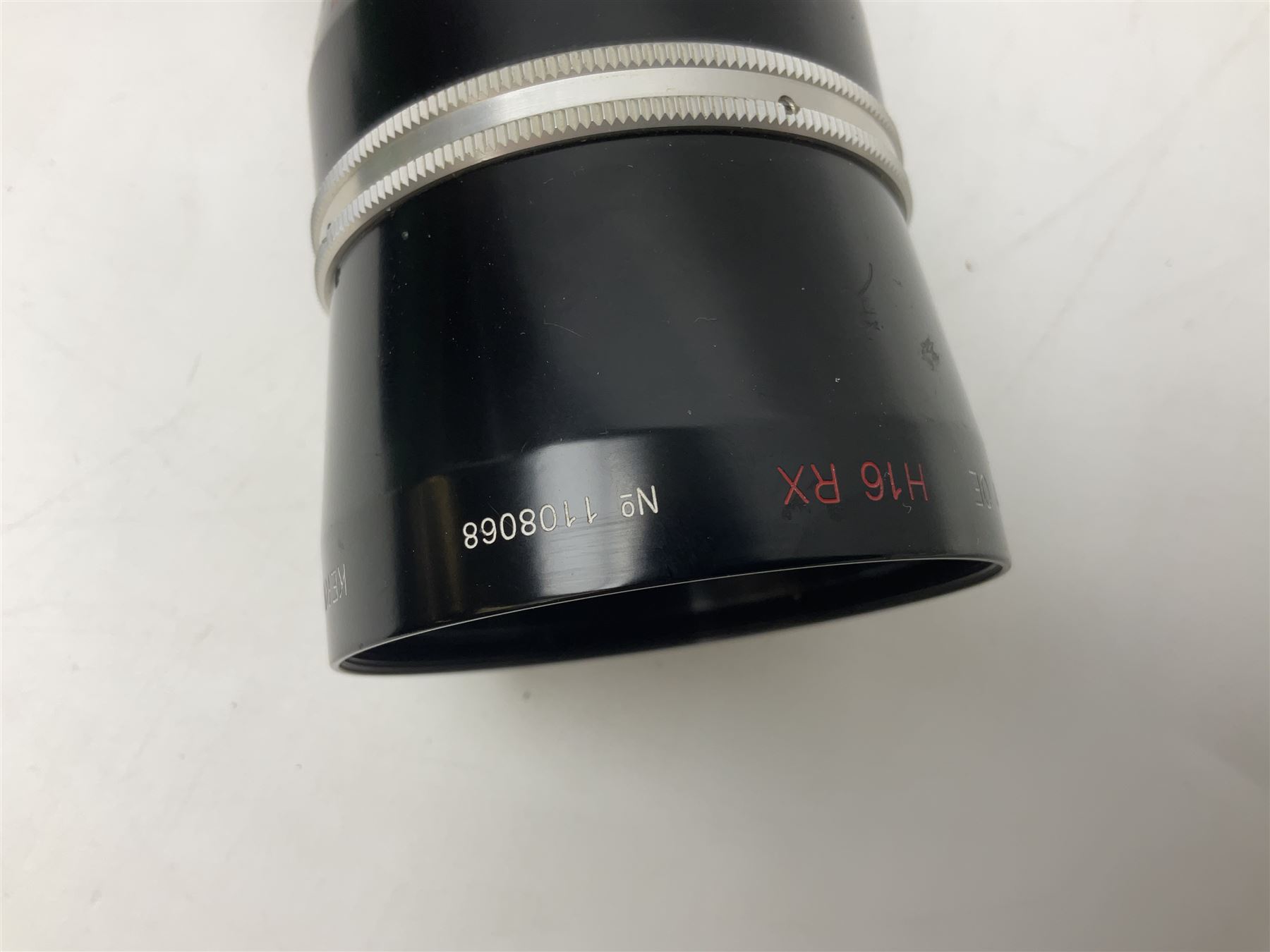 Kern Paillard Vario Switar OE 1:2.5 f=18/86mm' lens, serial no. 1108068 in wooden case  