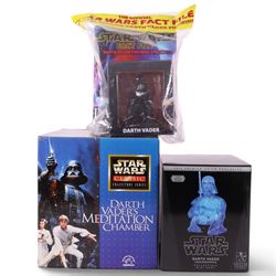 Gentle Giant 2013 Premier Guild Exclusive Star Wars Holographic Darth Vader bust, together...