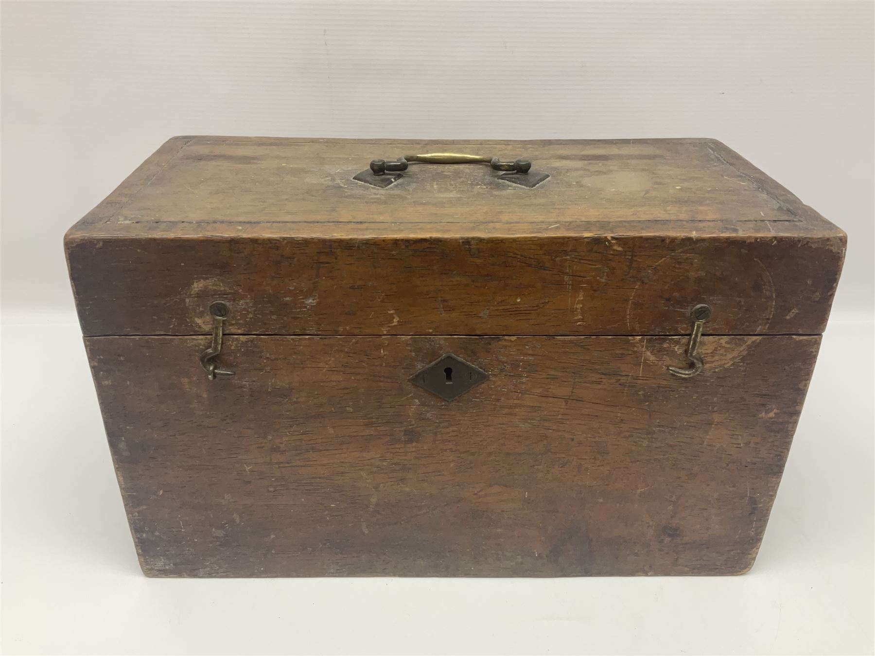 19th Century inlaid rosewood Flutina accordion, stamped Busson of Paris, having sixteen mother of pearl keys and six fold floral decorated bellows L30cm; in baize lined mahogany box