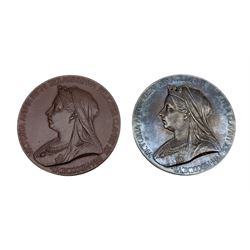 Two Queen Victoria 1887 Diamond Jubilee 