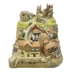 Lilliput Lane Whitby Harbour, limited edition 557/850, with certificate of authenticity and original box, H15cm