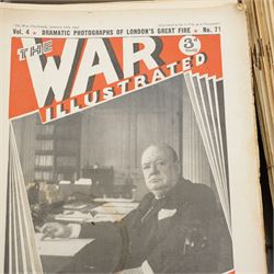 Collection of 1940s War Illustrated magazines