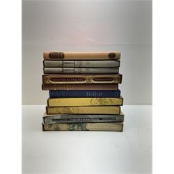Folio Society; twenty six volumes, including A Short History of English Literature, Life on the Mississippi, Fathers and Sons etc 
