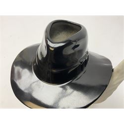 Grayshott Pottery limited edition Terry Pratchett character jug 184/1500, with certificate, H19cm