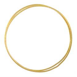 Two 22ct gold bangles