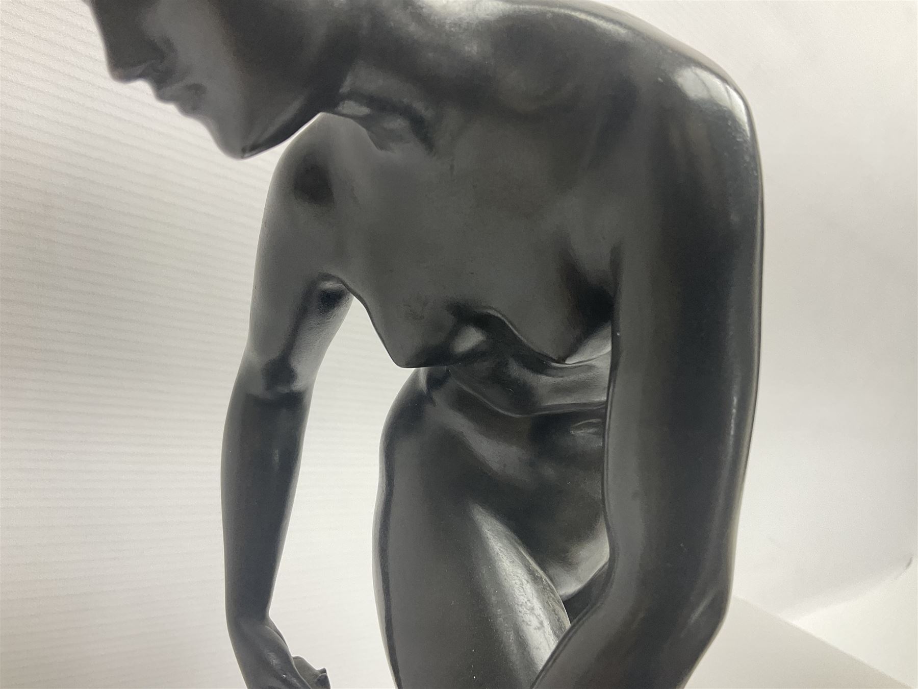 Sir Edgar Bertram MacKennal (Australian 1863-1931), Diana Wounded, bronze with black patina, signed and dated B MacKennal 1905, H37cm