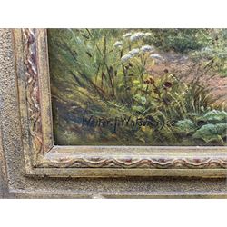 Walter J Watson (British 1879-c1937): 'On the Machno - North Wales', oil on canvas signed and dated 1908, titled and further signed verso 40cm x 65cm 
Provenance: private collection; with James Alder Fine Art, Hexham