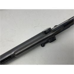 Early 20th century BSA Standard .177 Cal. Air Rifle (No.1), early A prefix number A67, with blued finish, top-loading, push-button underlever action, walnut semi-pistol grip stock with chequered BSA logo L101cm overall; with contemporary canvas case; NB: AGE RESTRICTIONS APPLY TO THE PURCHASE OF AIR WEAPONS.