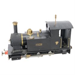 Roundhouse Gauge 1 remote controlled 0-6-0 tank locomotive 'Tich', in black livery 