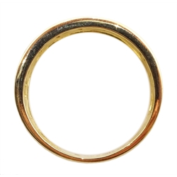 14ct gold diamond parquet design ring, hallmarked