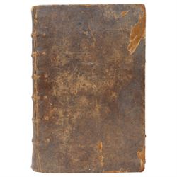 Gerard, John - 'The Herball or General Historie of Plants', enlarged and amended by Thomas Johnson, frontispiece missing, numerous woodcut illustrations, full calf, ribbed spine inscibed 'Gerards Botany', bookplate of F.J.Cornish-Bowden, Black Hall