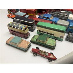Various makers - Matchbox Superkings Snorkel Fire-Engine No.K-39 and King Size Scammell Tipper Truck No.K-19; both boxed; and large quantity of unboxed, playworn and repainted models by Dinky, Corgi, Lesney, EFE, Micromachines etc