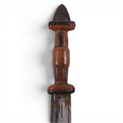 African dagger and scabbard
