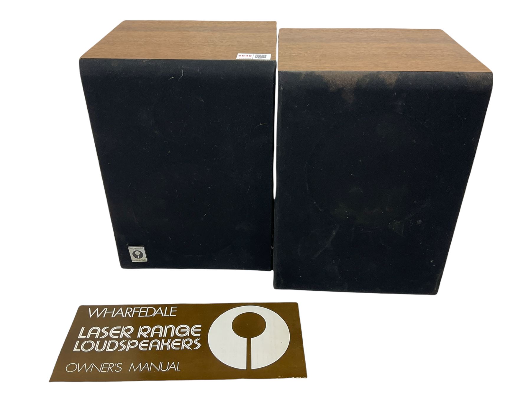 Rotel record player with pioneer amps and cassette deck with a pair of Wharfdale speakers