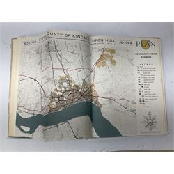 Lutyens & Abercrombie: A Plan for the City and County of Kingston upon Hull. 1945 with dustjacket; disbound copy of Sketches of Beverley and the Neighbourhood Ndc1882; and Jackson's Handbook for Tourists in Yorkshire and the Complete History of the County. 1891 (3)