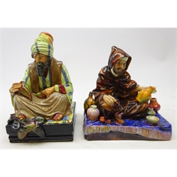  Two Royal Doulton figures: The Potter HN 1493 and Cobbler HN 1706, H20.5cm max  