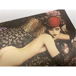A 1974 Biba poster photographed by James Wedge for Biba Stores, L71cm x H34cm unframed.