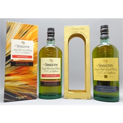  The Singleton of Dufftown 'Spey Cascade' SIngle Malt Scotch Whisky, in carton, & Singleton Matured for 12 Years, in open carton, both 70cl 40%vol, 2 bottles  