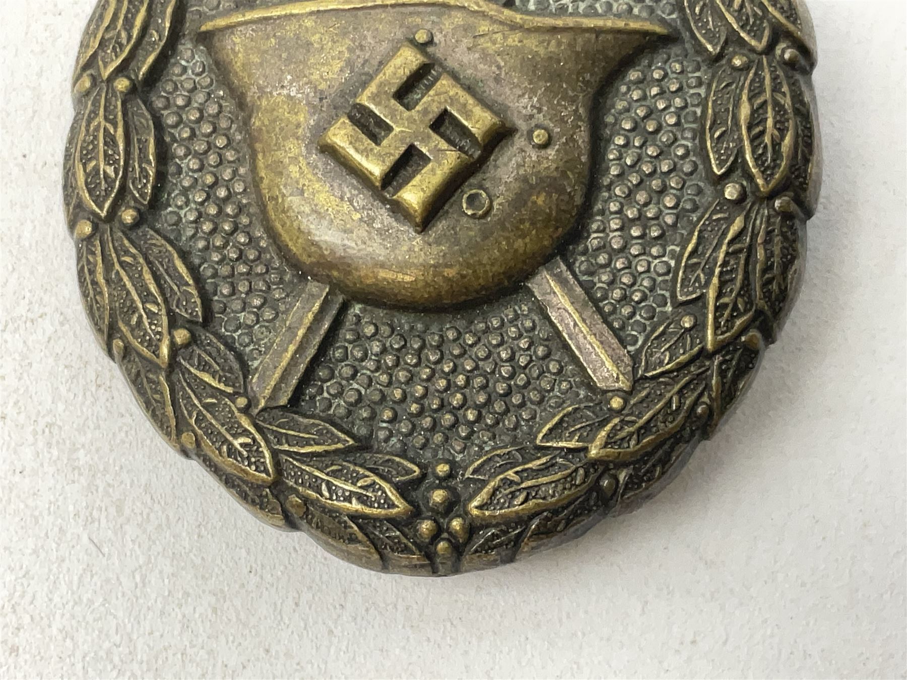 WW2 German General Assault badge and a Wound badge (2)