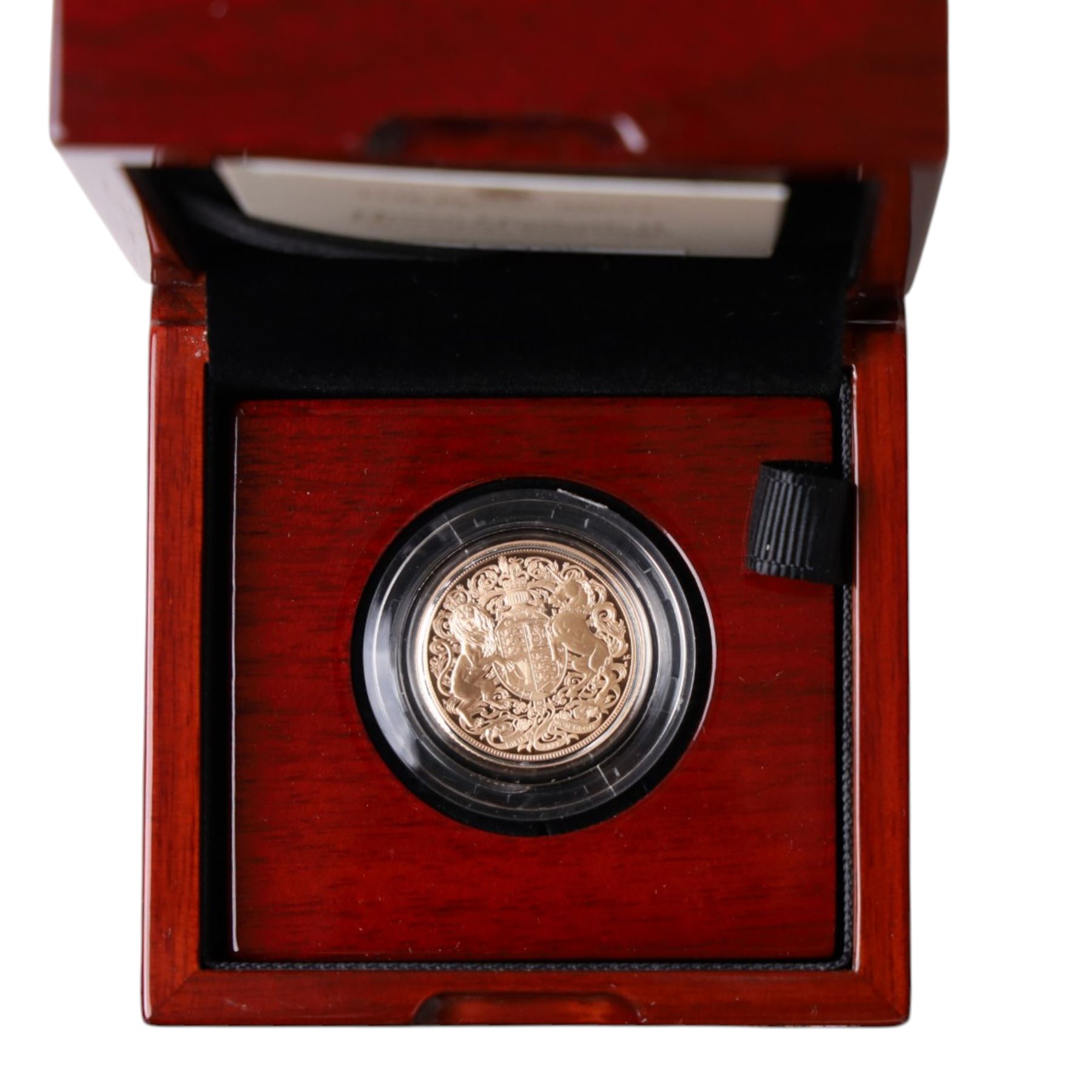 King Charles III 2022 'Queen Elizabeth II Memorial' gold proof full sovereign coin, cased and boxed with certificate