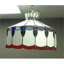  Large Tiffany style centre light fitting, D52cm   