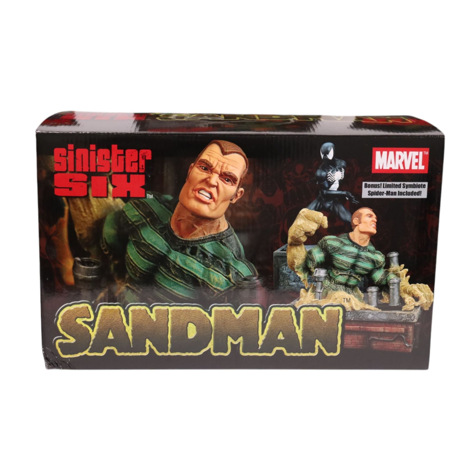 Four Diamond Select Toys Marvel Sinister Six figures, Mysterio, Doctor Octopus, Sandman and Electro, all boxed