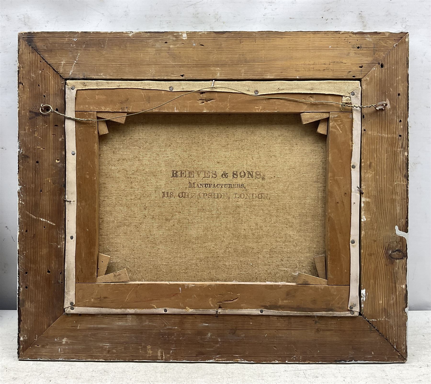 After August Macke (German 1887-1914): Children Dancing Under a Tree, oil on canvas unsigned 29cm x 37cm; English School (20th Century): Flowers in a Vase, oil on canvas board indistinctly signed 44cm x 37cm (one unframed)