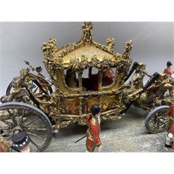 Border Fine Arts The Coronation 1953, model No. B0810, and sculpted by Ray Ayres, limited edition 150/350, with original box and certificate, L70cm  