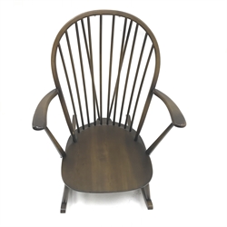  Ercol Grandfather rocking chair, W74cm  