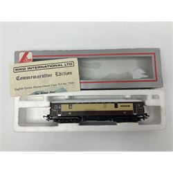 Lima Models '00' gauge - limited edition Class 73 diesel Pullman locomotive 'The Royal Alex' No.73101 with certificate No.2809; and Class 73 diesel Pullman locomotive 'Brighton Evening Argus' No.73101; both boxed (2)