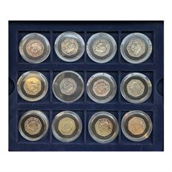 Mostly Commemorative Queen Elizabeth II coins, including various brilliant uncirculated fifty pence pieces in packs, DateStamp capsules containing commemoratives with 2016 'Shakespeare' two pounds, 2016 'The First World War', 2016 'EIIR 90' five pounds etc