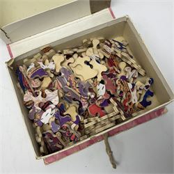 Chad Valley wooden jigsaw, 'Their Majesties in Coronation Robes', boxed