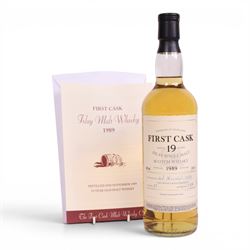 Bruichladdich 19 year old Islay single malt scotch whisky, 700ml 46% vol, First Cask; dist...