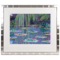 Rolf Harris (Australian 1930-): 'Sunrise - Taj Mahal' 'Rolf on Art - Monet' and 'Rolf on Art - Van Gogh', set of three limited edition giclee prints signed and numbered respectively, largest Sunflowers 66cm x 49cm (3)